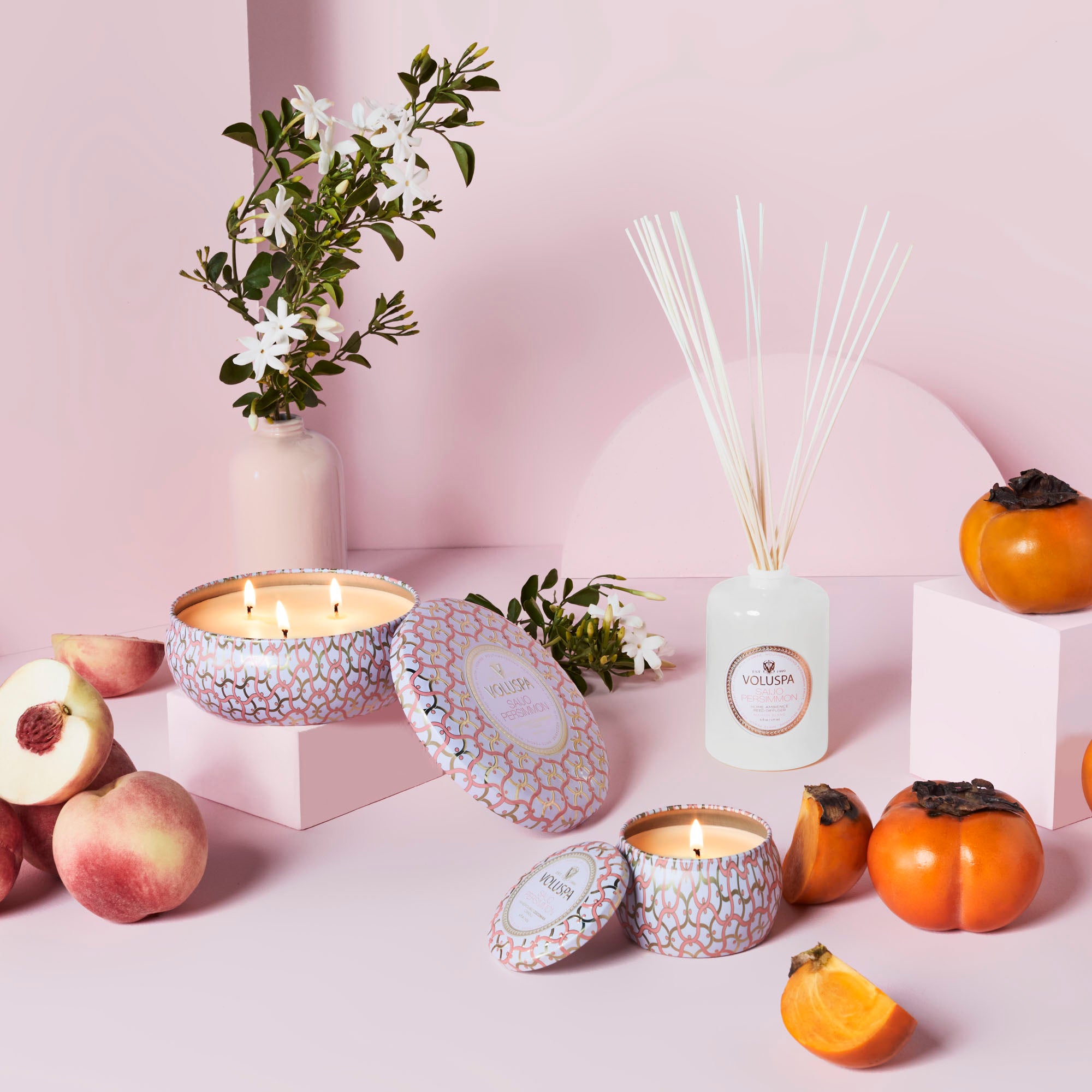 Alternative view of Saijo Persimmon - Reed Diffuser
