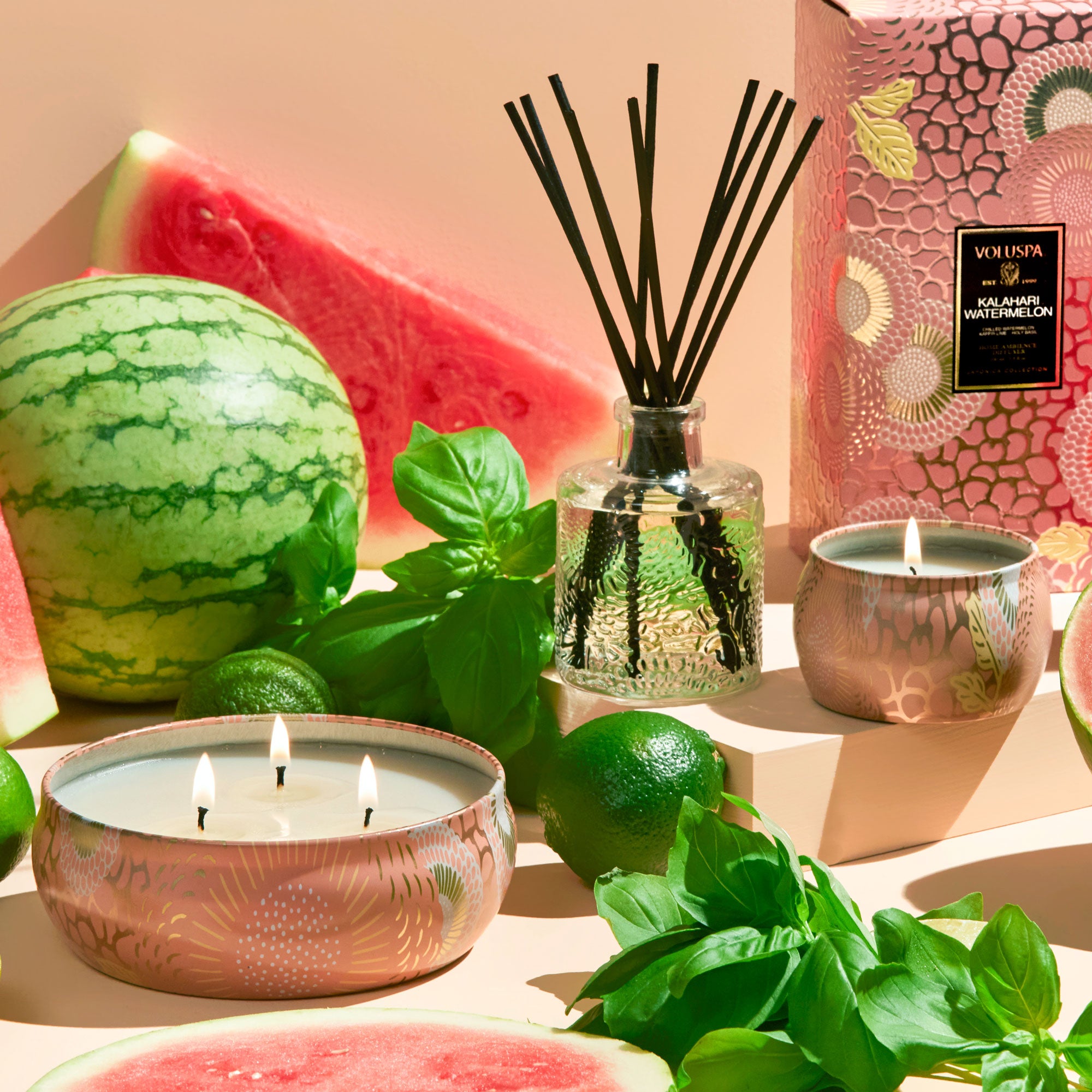 Kalahari Watermelon - 3 Wick Tin Candle - Image 3