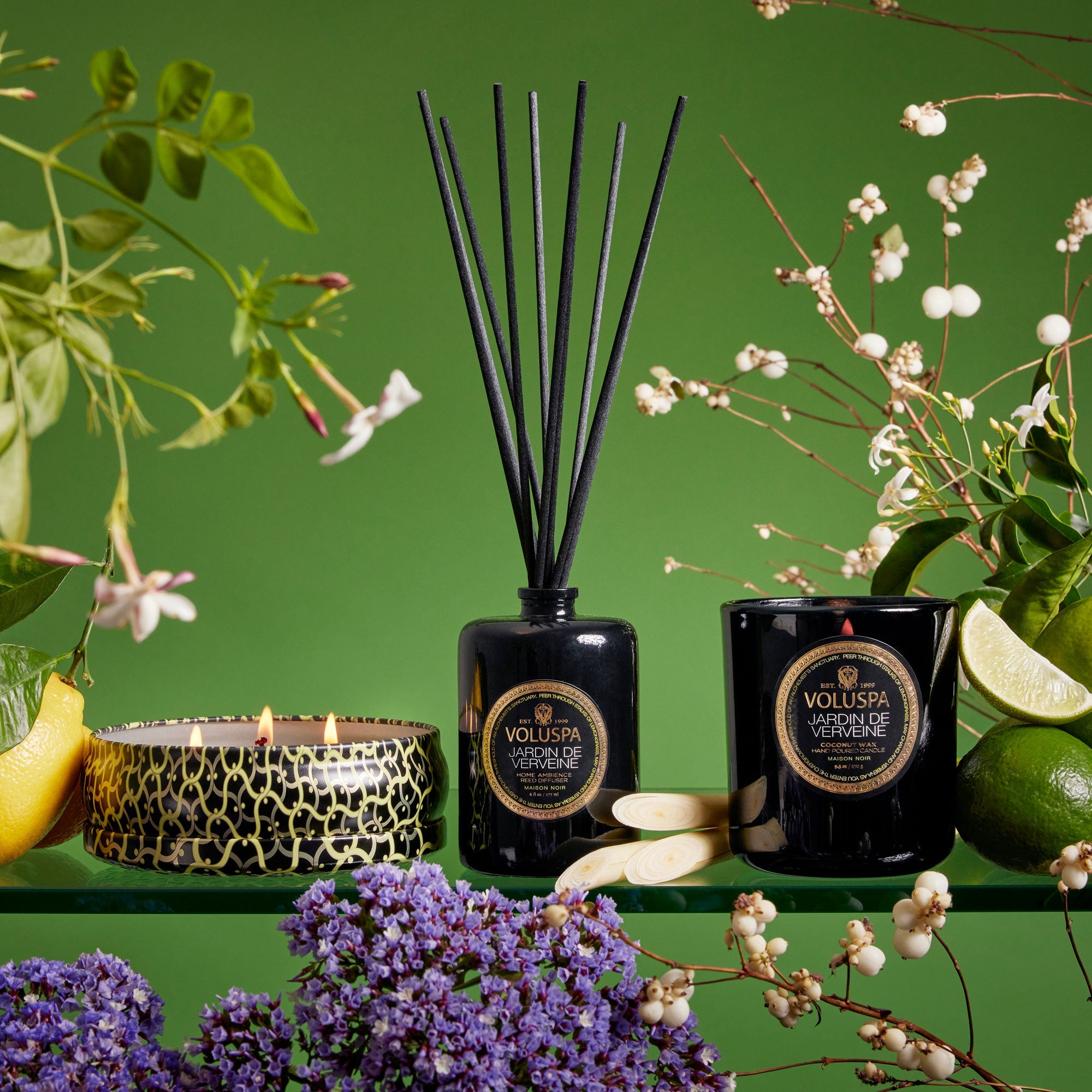 Jardin De Verveine - 3 Wick Tin Candle - Image 3
