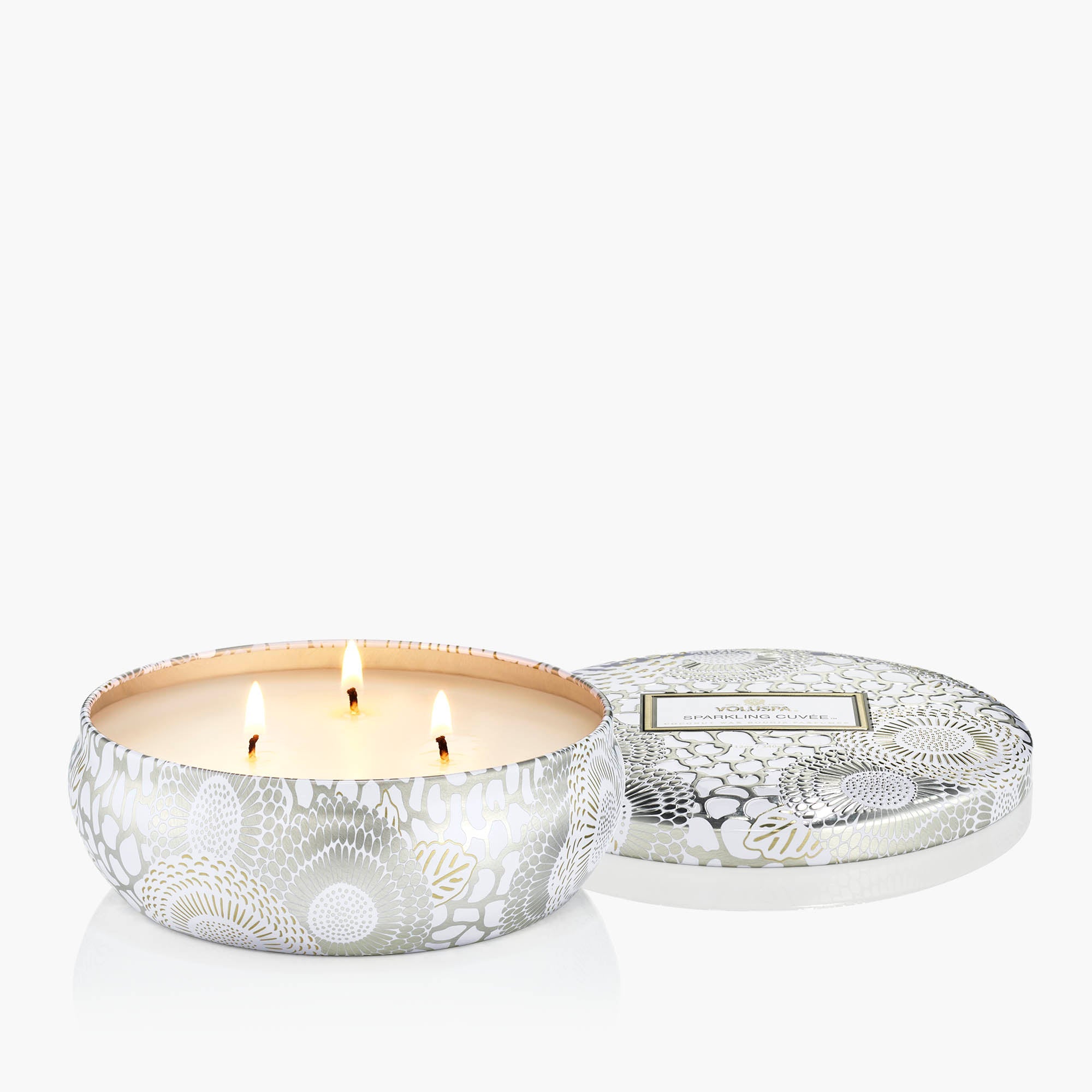 Sparkling Cuvée - 3 Wick Tin Candle - Image 4