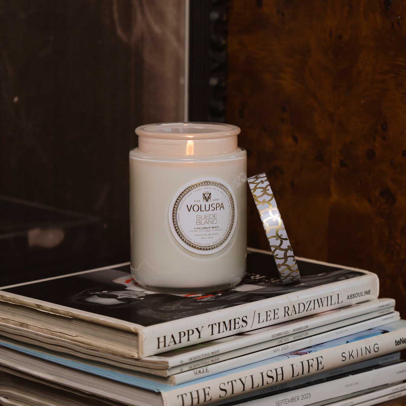 Alternative view of Suede Blanc - Large Jar Candle