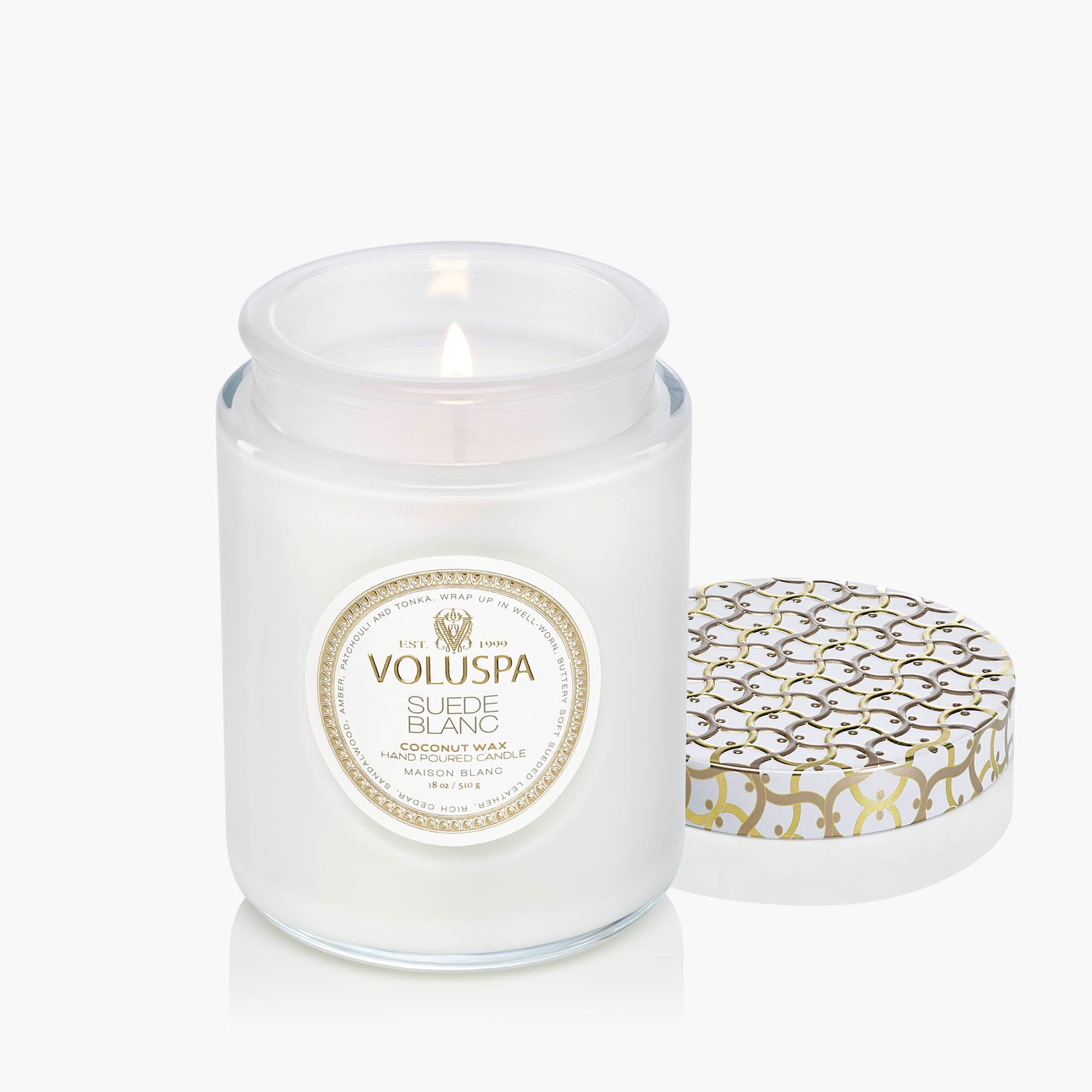 Suede Blanc - Large Jar Candle - Image 4