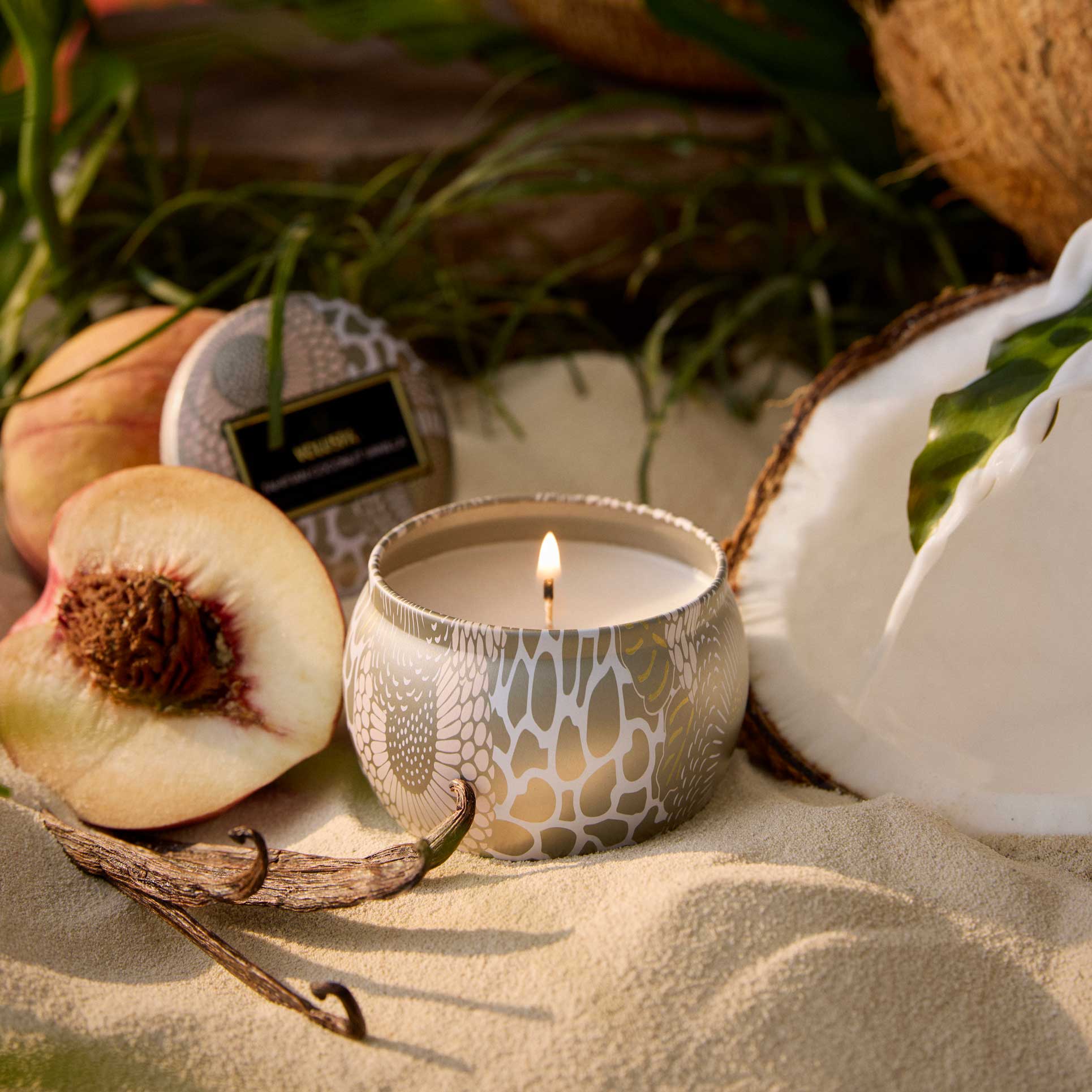 Tahitian Coconut Vanilla - Mini Tin Candle - Image 3