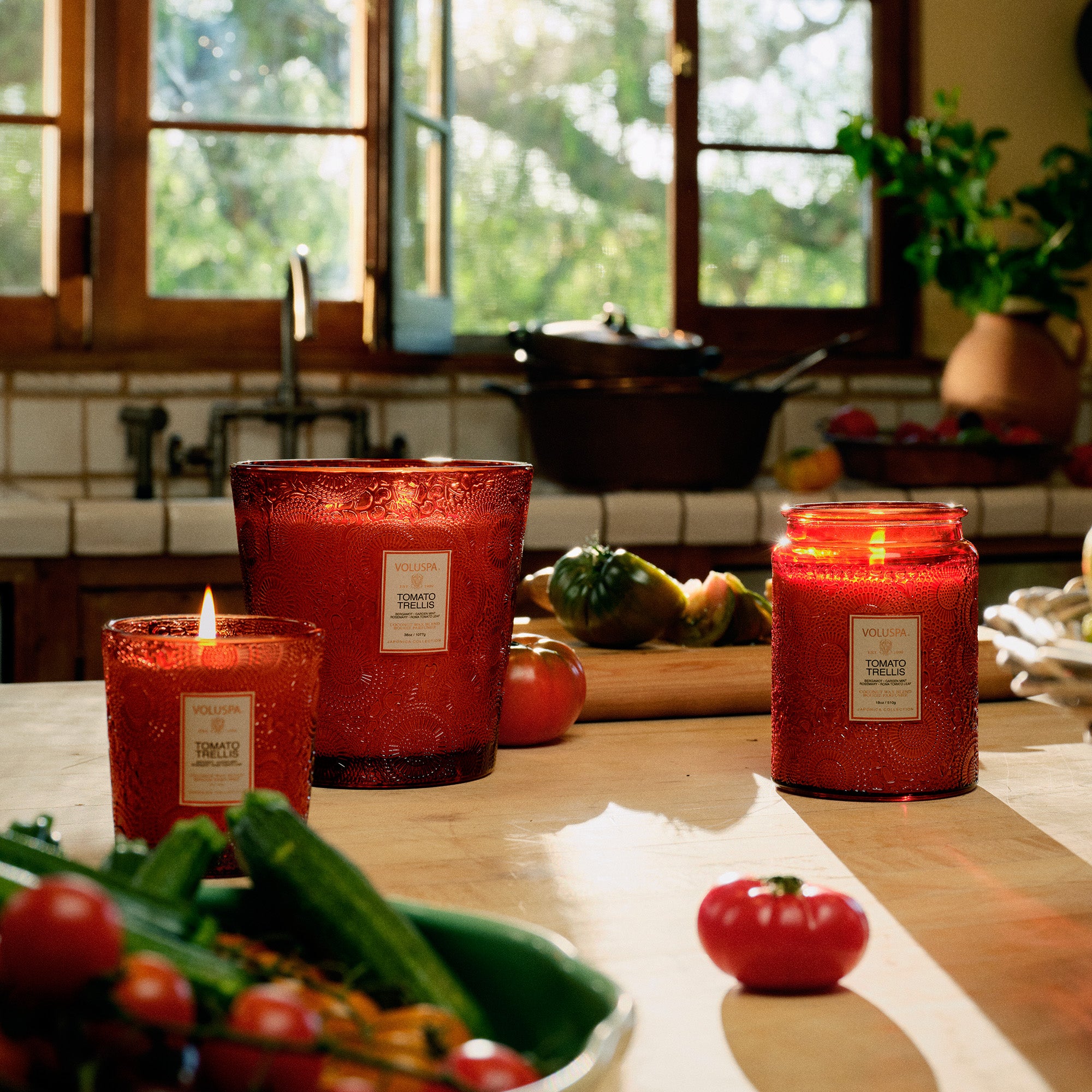 Tomato Trellis - 3 Wick Hearth Candle - Image 5