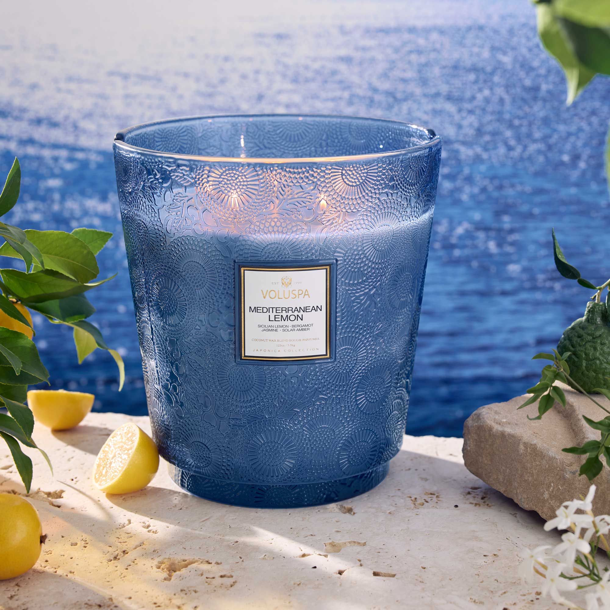 Alternative view of Mediterranean Lemon - 5 Wick Hearth Candle