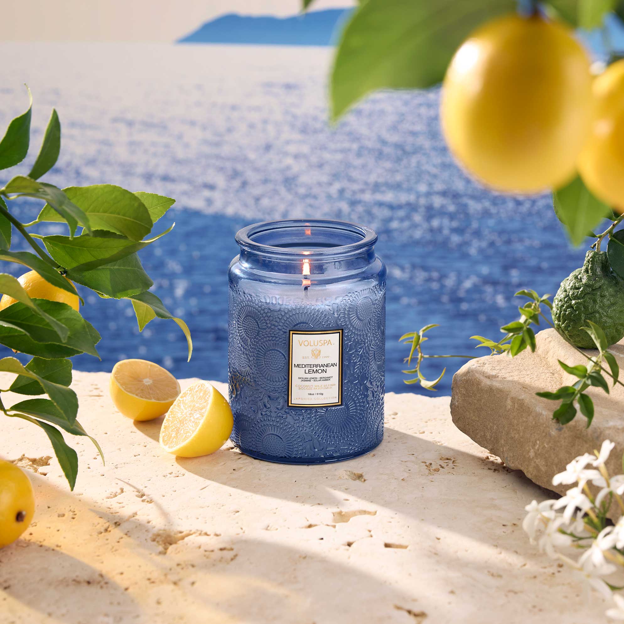 Alternative view of Mediterranean Lemon - Large Jar Candle